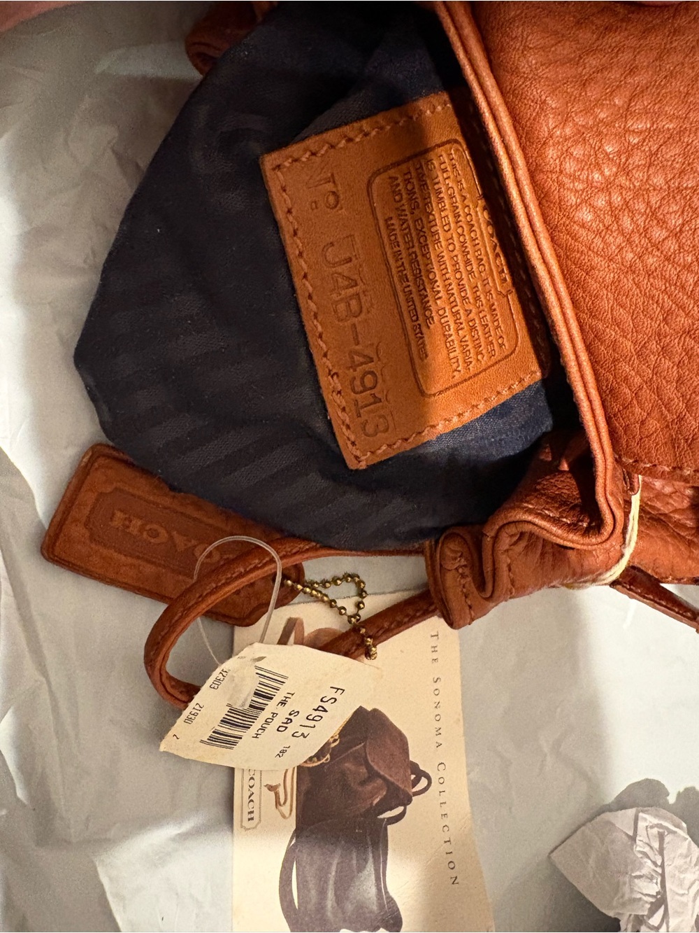 NWT Coach Mini Vintage Sonoma Pouch - Picture 10 of 11